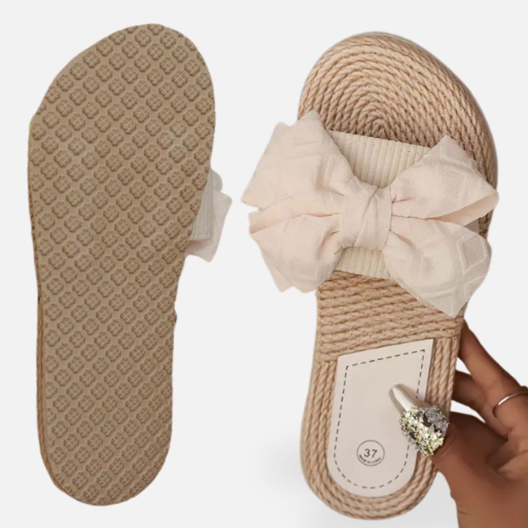 Elara | Women's Luxury Bow Sandals