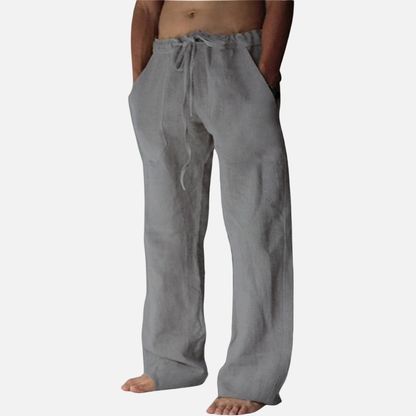 Men’s Linen Drawstring Lounge Pants