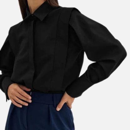 Women's Tailored Satin Shirt