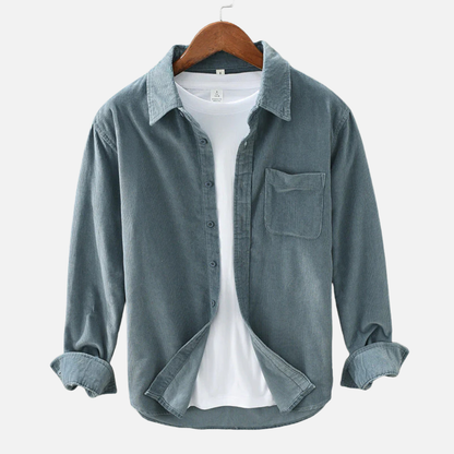 Men's Corduroy Button-Down Shirt