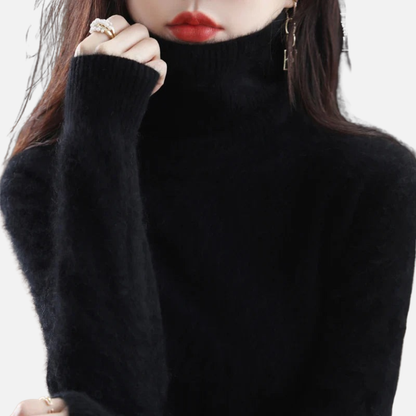 Women’s Soft Turtleneck Knit Sweater