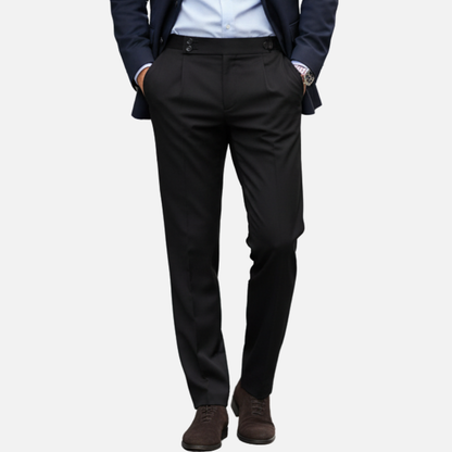 Men’s Classic Tailored Pants  – Slim Fit Formal Pants