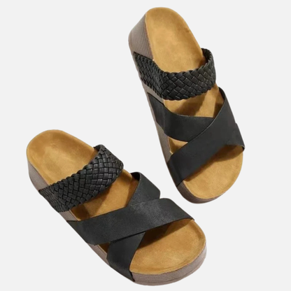 Women’s Braided Strap Platform Sandals Orthopedic