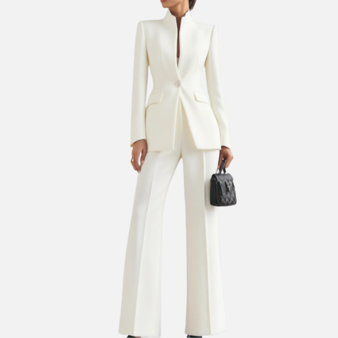 Women’s High-Neck Tailored Suit