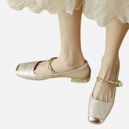 Women's Mary Jane Low Heel Flats