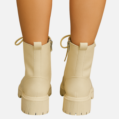 Women’s Heeled Boots - Low Ankle Comfortable Boots