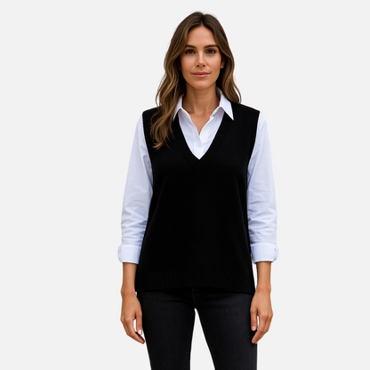 Women's Knitted Bodywarmer - Warm Vest