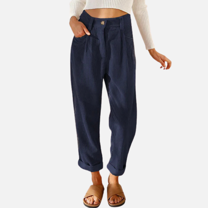 Women’s Wide-Leg Corduroy Pants