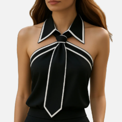 Women's Halter Neck Blouse Top