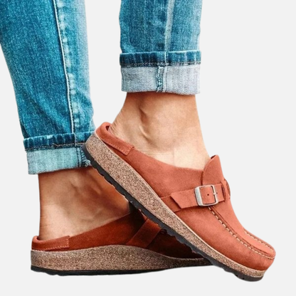 Women’s Comfort Slip-On Suede Mules