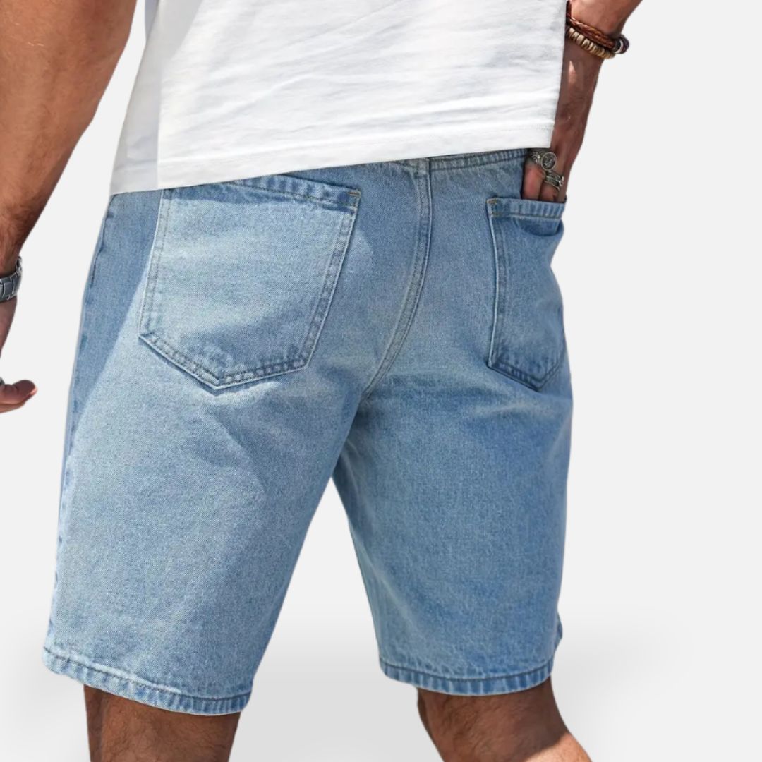 Elara | Men’s Classic Stretch Denim Shorts