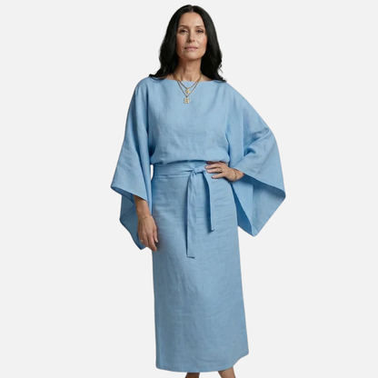 Charlotte | Linen Elegant Maxi Dress