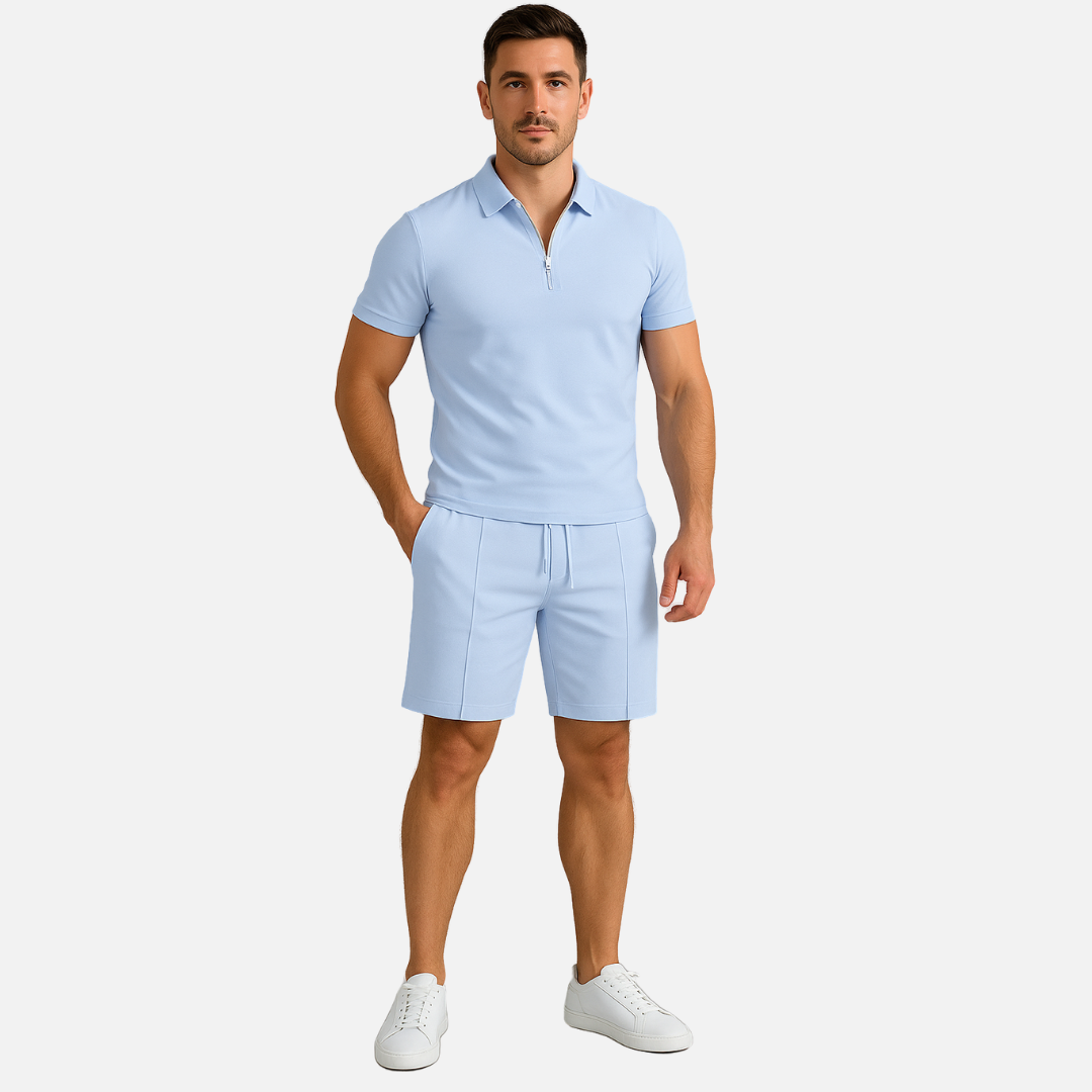 Men’s Summer Outfit- Shirt & Shorts Set
