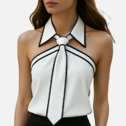 Women's Halter Neck Blouse Top