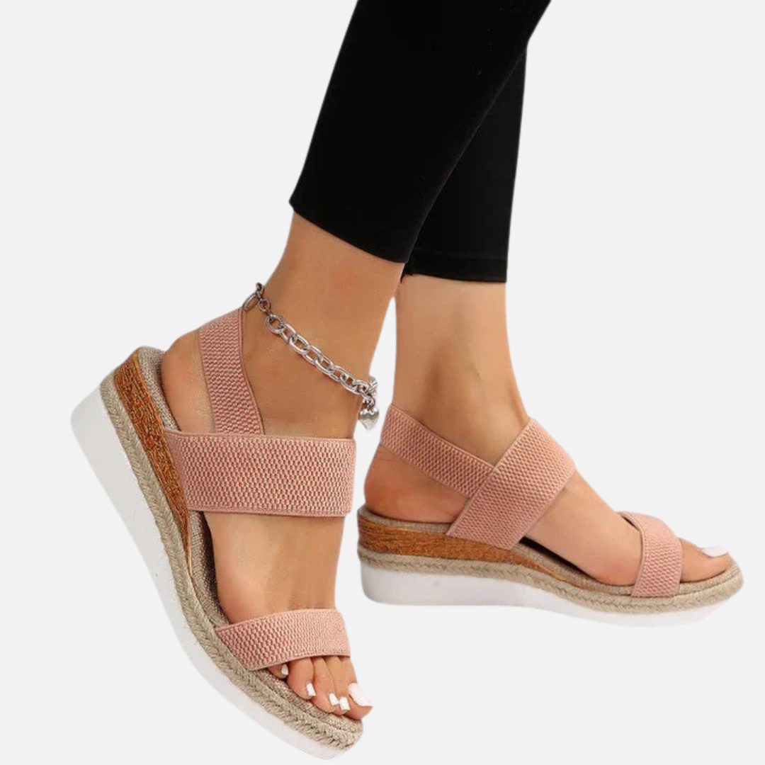 Women's Elegant Platform Elastic Sandals