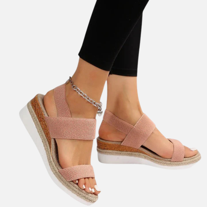 Women's Elegant Platform Elastic Sandals