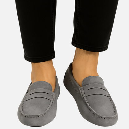 Men’s Suede Loafers – Classic Slip On Moccasin Shoes