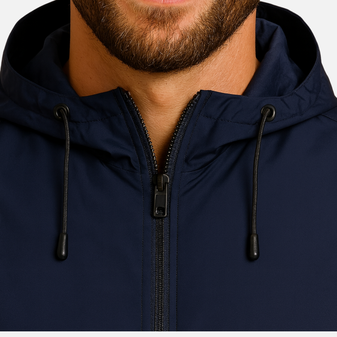 Men’s Jacket – Lightweight Windbreaker with Hood