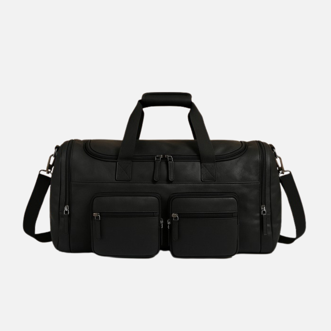 Men's Leather Duffel Bag - Large Travel Bag