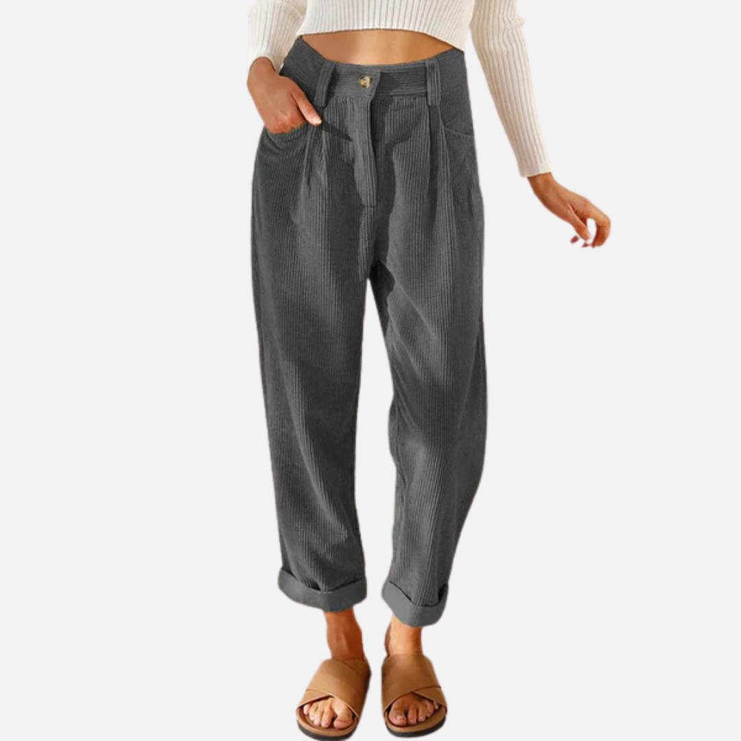 Women’s Wide-Leg Corduroy Pants