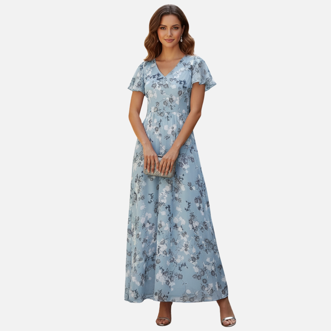 Women’s Elegant Floral Maxi Dress