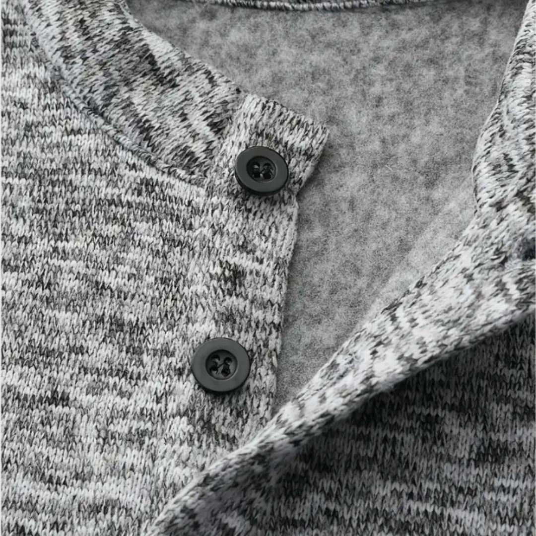 Elara | Men’s Sweater with Buttons