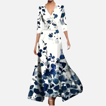Women's Abstract Print Maxi Dress