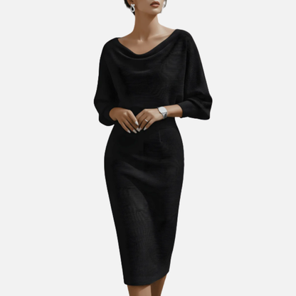 Women's Textured Midi Dress