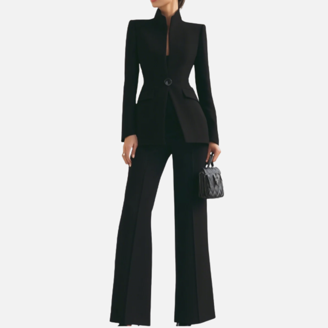 Women’s High-Neck Tailored Suit