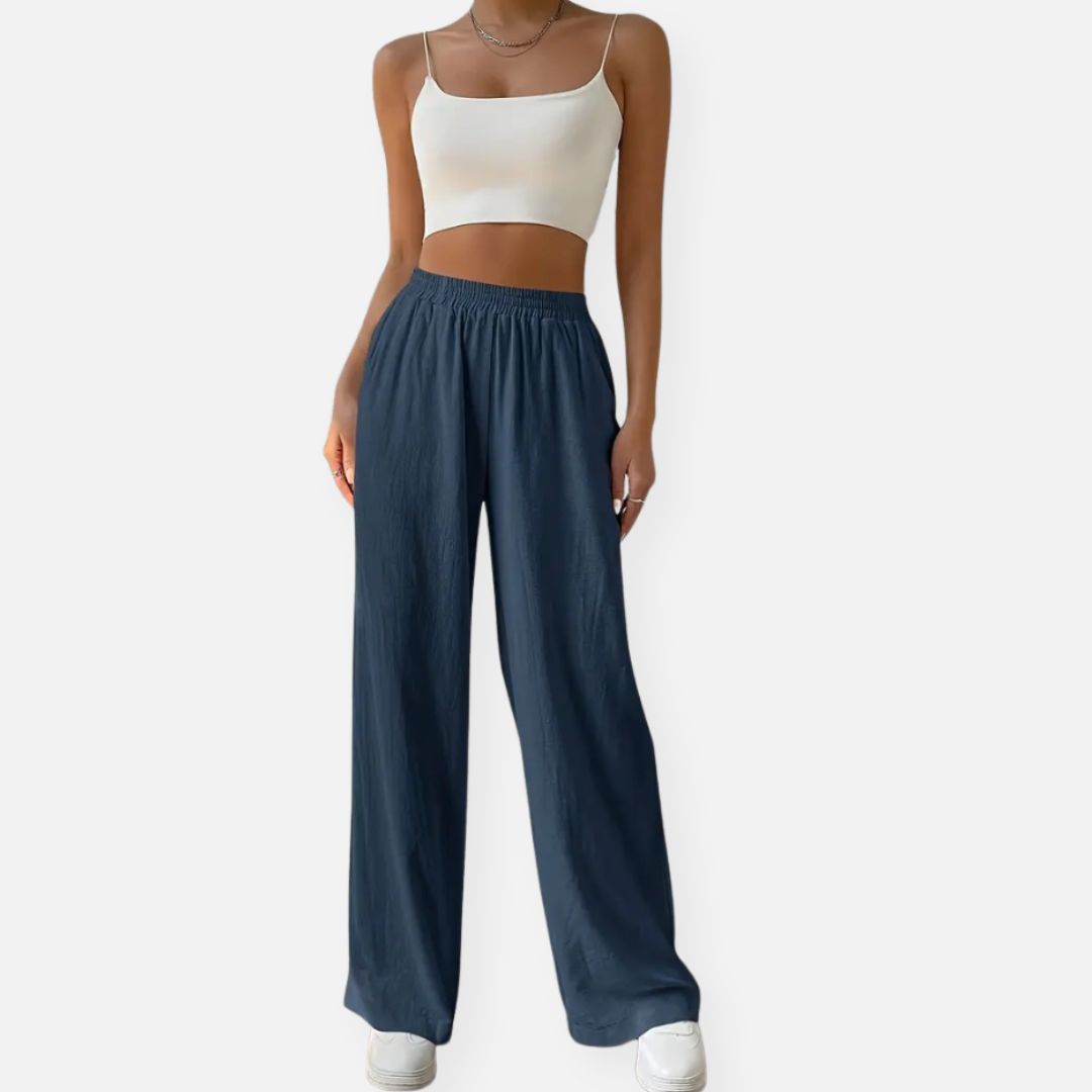 Elara | Women's Trending Wide Linen Pants