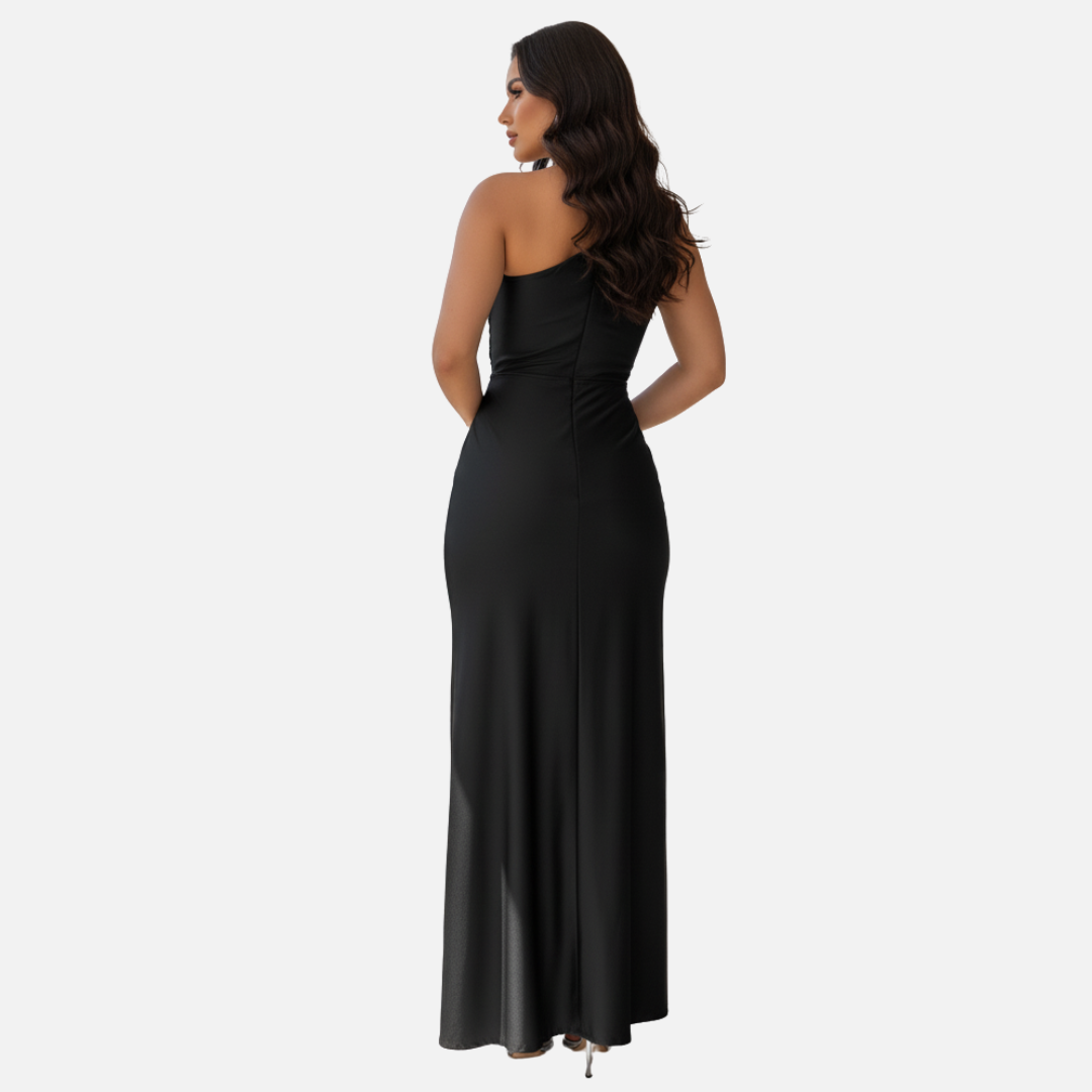 Elegant One-Shoulder Evening Dress for Women