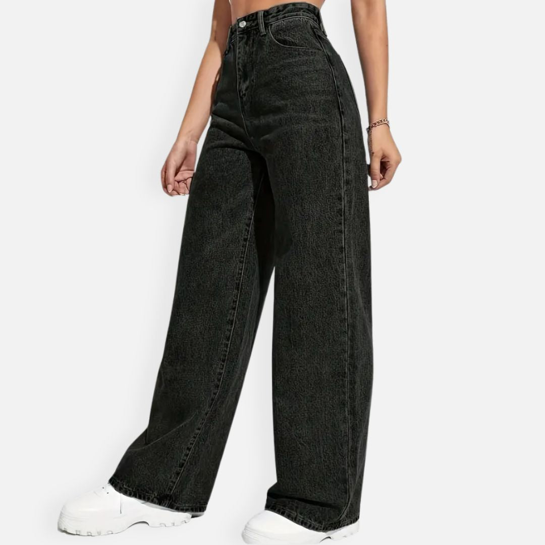 Elara - Trends | Women's Wide-Leg Denim Jeans