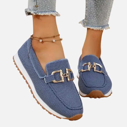 Women's Orthopedic Mesh Buckle Loafers
