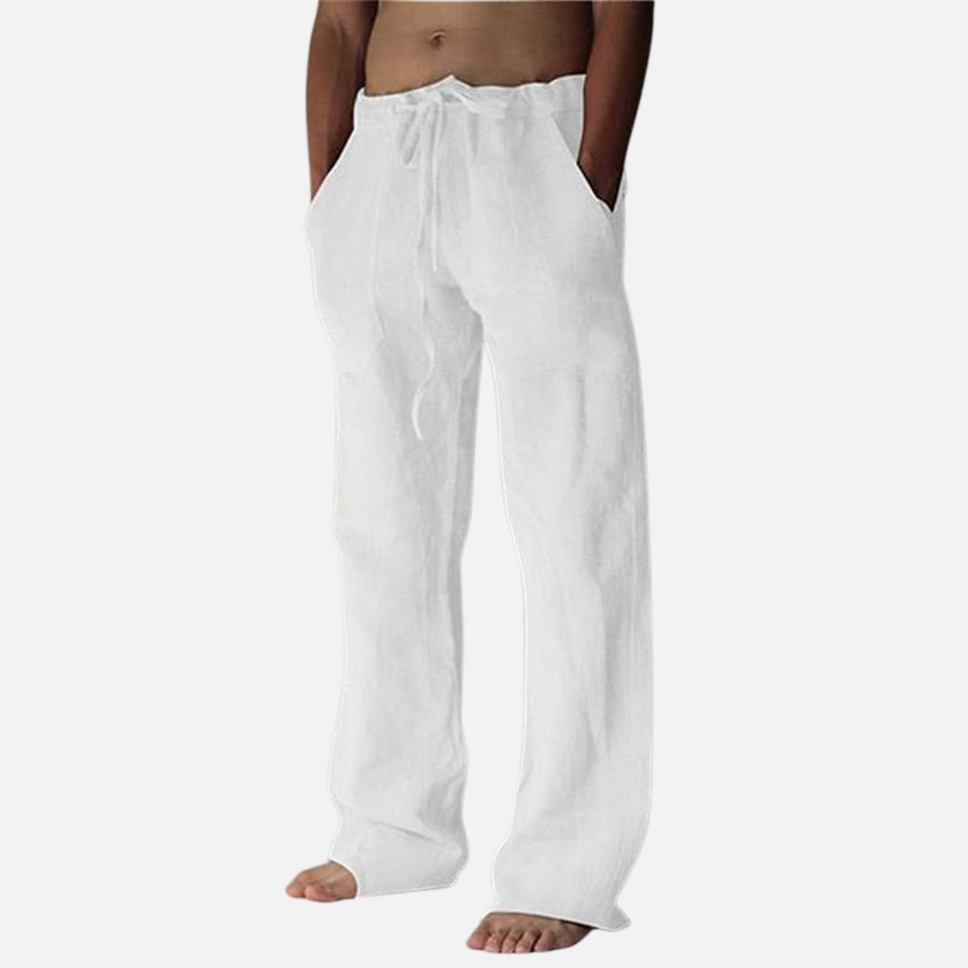 Men’s Linen Drawstring Lounge Pants