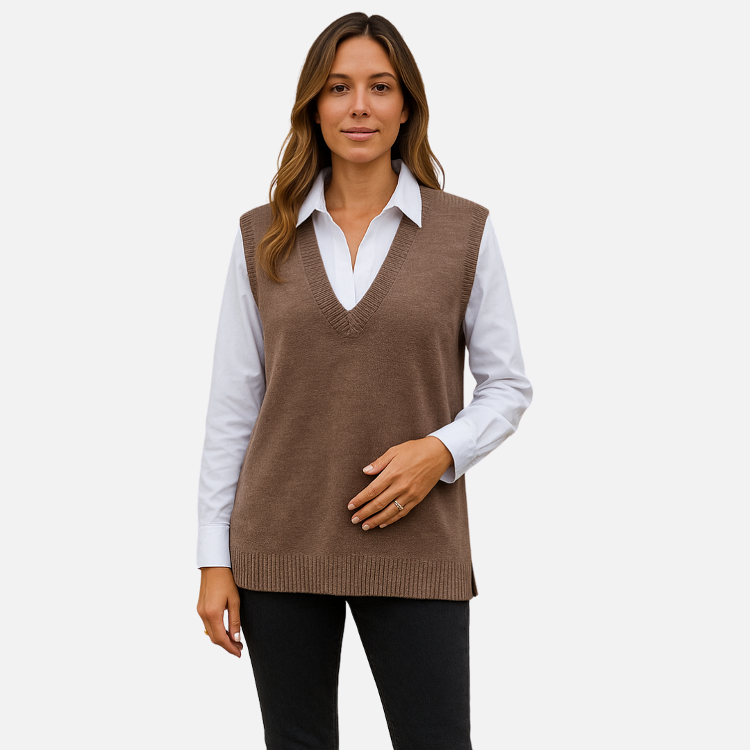 Women's Knitted Bodywarmer - Warm Vest