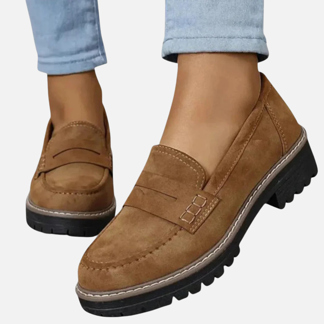 Women's Lug-Sole Penny Loafers