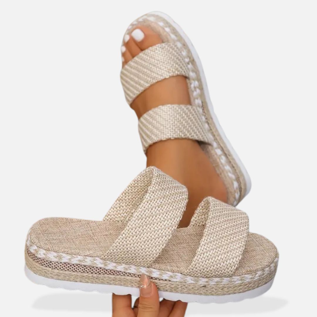 Elara | Women’s Soft Slippers with High Sole