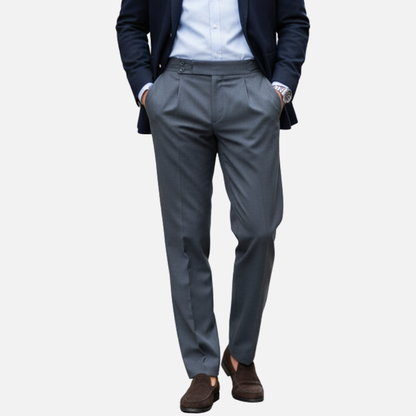 Men’s Classic Tailored Pants  – Slim Fit Formal Pants