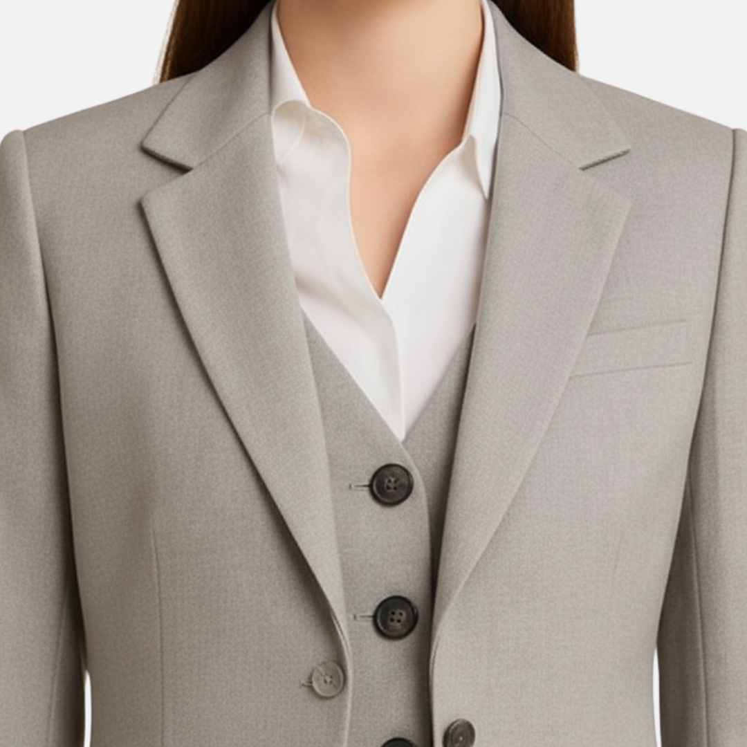 Women’s 3-Piece Tailored Suit –  Formal Set