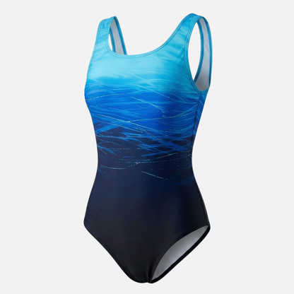 Women's Gradient One-Piece Swimsuit