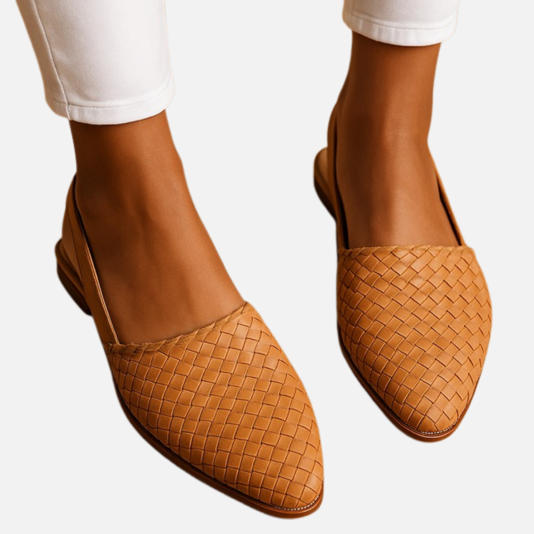 Women’s Woven Flats – Closed Toe Loafers