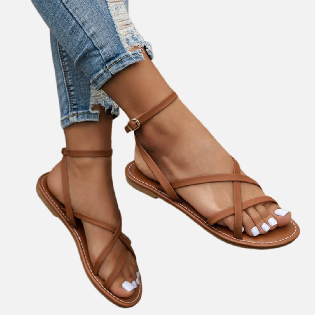 Women’s Elegant Strappy Flat Sandals