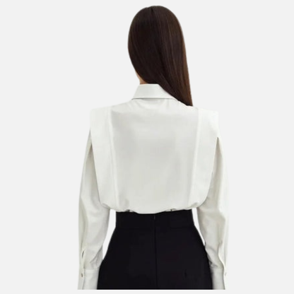 Women's Tailored Satin Shirt