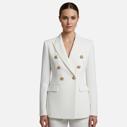 Women’s Cardigan Double-Breasted Tailored Blazer