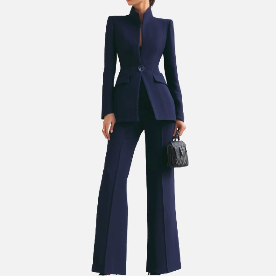 Women’s High-Neck Tailored Suit