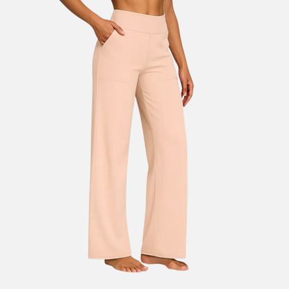 Women's High Waisted Wide-Leg Lounge Pants