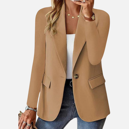 Women’s Tailored Single-Button Blazer