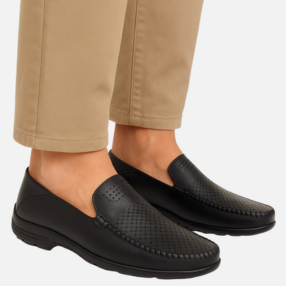 Men’s Leather Loafers – Breathable Lightweight Shoes