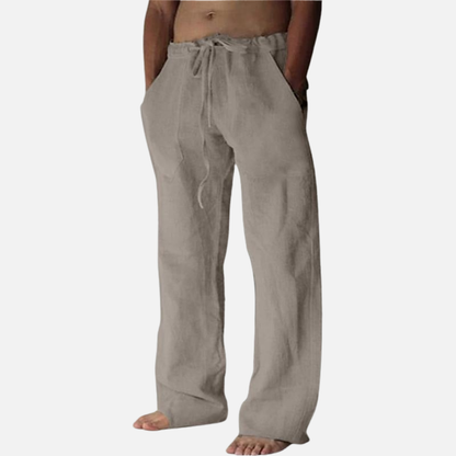 Men’s Linen Drawstring Lounge Pants
