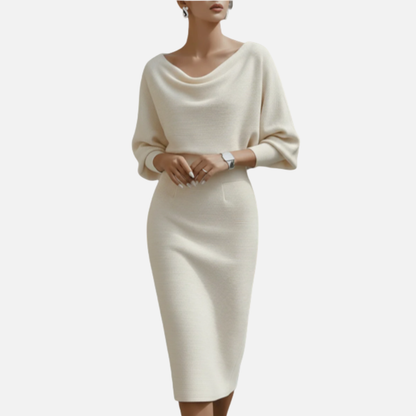 Women's Textured Midi Dress